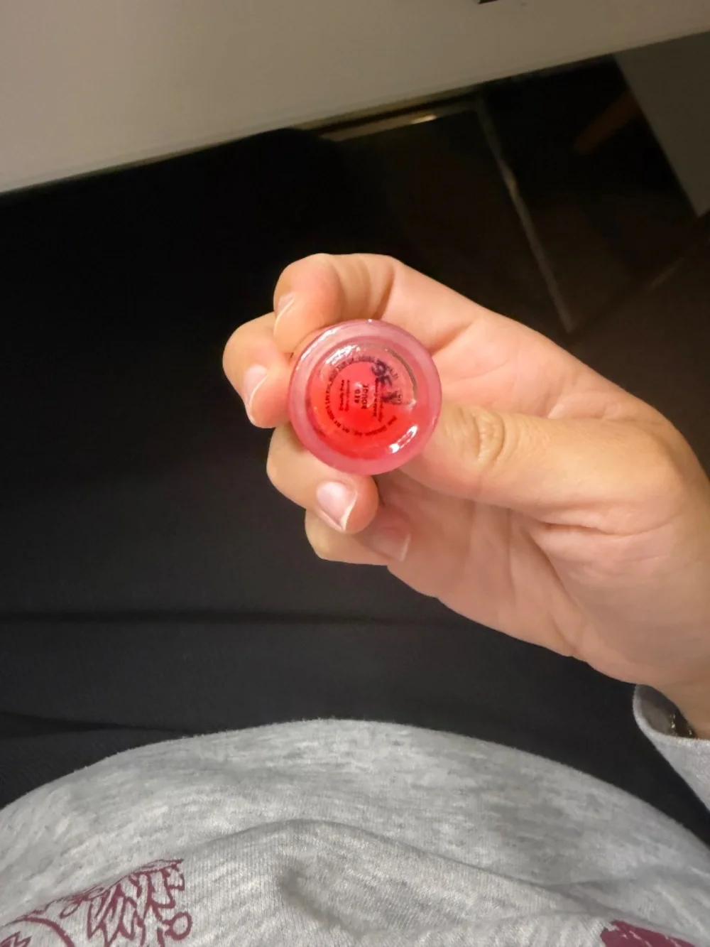 Glossier red lipgloss